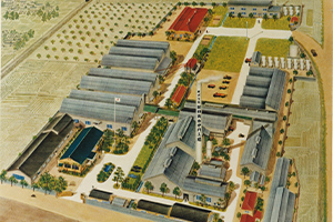 Rendering of completed Itami Plant (Itami, Hyogo Prefecture)
