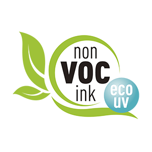 Non-VOC UV Eco Ink mark