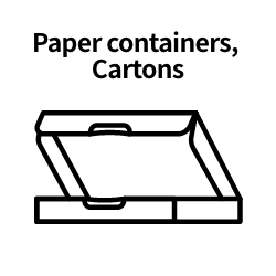 Paper containers, Cartons