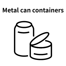 Metal can containers